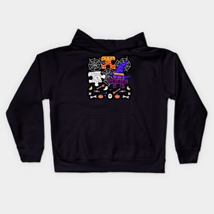 Halloween Puzzles Mummy Pumpkin Witch Kids Hoodie